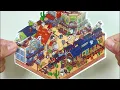 ASMR DIY a cat western train town with stickers The difficulty of this sticker
