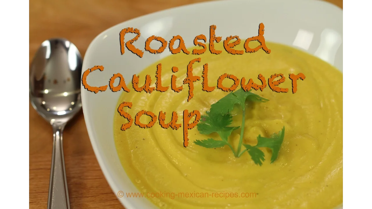 How To Make Roasted Cauliflower Soup Recipe   Rockin Robin