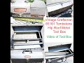 Vintage Craftsman 65161 Tombstone Hip Roof Metal Tool Box