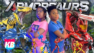🦖ARMOR UP at the Armorsaurs Training Academy! | Kamdenboy & Kyraboo 🦖