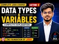 Variables Data Types in Java Explained Java Tutorial Hindi Lecture 5