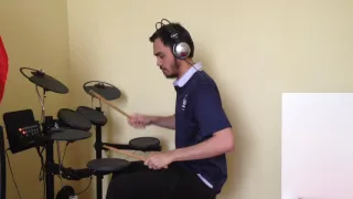 coldplay fix you gamelan version drum cover by hafiz 