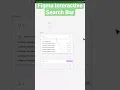 Figma Interactive Search Bar