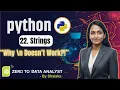 Python Strings Tutorial Escape Characters n t Concatenation len Function Explained