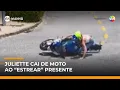 Juliette cai de moto avaliada em R$ 140 mil durante \