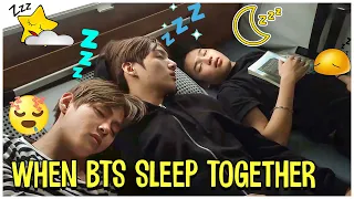 the moments when bts sleep together