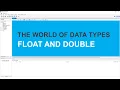 FLOAT AND DOUBLE IN SQL DATA TYPES IN SQL SQL Tutorial For Beginners HINDI
