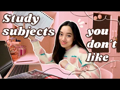 Download MP3 how to STUDY SUBJECTS YOU DON’T LIKE and score A+ 💁🏻‍♀️