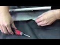 Hot stapler plastic welding