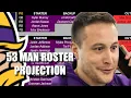 Vikings 53-Man Roster and Practice Squad Projection