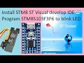 132 STM8S103F3P6 STVD Programming STM8 Cube IDE