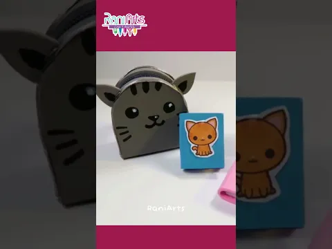 ¡MINI BOLSITA DE GATITO! 🐱🎀 ¡Demasiado adorable! #shorts #manualidadescreativas #miniature