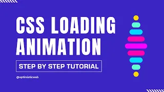 Create an Wave CSS Loader with Keyframe Animations
