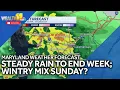 Rain showers over the next couple of days in Maryland
