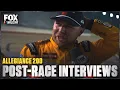 Layne Riggs Rajah Caruth more post-race interviews from Allegiance 200 NASCAR on FOX