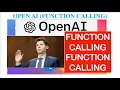 1 OPEN AI FUNCTION CALLING TUTORIALS FUNCTION CALLING OPENAI API FUNCTION CALLING