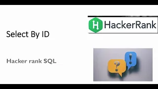 4 Select By ID SQL HackerRank hackerrank solution Rajanikanth Gaja