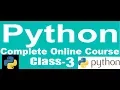 3 Introduction Python Programming tutorial for beginners to advanced with examples
