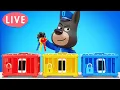 Lagu 🔴LIVE | Kids Learn Good Habits | Mobile Phone Jail Adventure | Cartoon | Sheriff Labrador