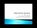 Operating System Lecture 4