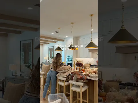 DECORATE MY HOUSE FOR FALL🎃🤎🍂🤭 #fall #falldecor #home #asmr