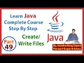 Learn Java Complete Course Step By Step Files By Ponnuri Gopie Krishna Part-49
