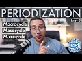 Periodization Macrocycles Mesocycles and Microcycles CSCS Chapter 21