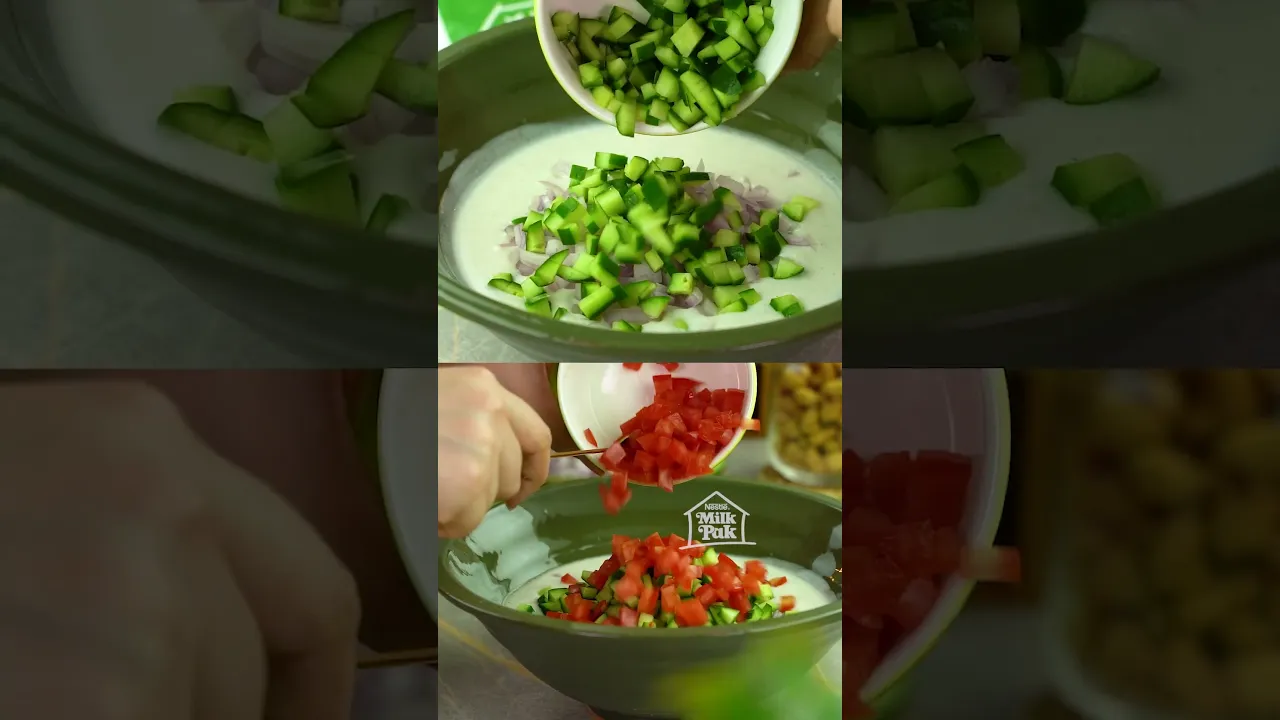 How to make Mix Vegetable Raita  #shorts #food #foryou #sooperchef