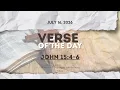 Verse of the Day Jeremiah 6 16 July 16 2026