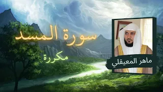 سورة المسد مكررة القارئ ماهر المعيقلي 