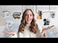 WEDDING REGISTRY ESSENTIALS Amazon Target Crate Barrel more
