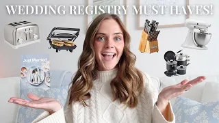WEDDING REGISTRY ESSENTIALS Amazon Target Crate Barrel more