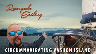 Circumnavigating Vashon Island on an Irwin 44 Aft Cabin Sailboat!