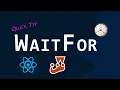 Using waitFor To Test React Apps