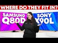 Sony X90L vs Samsung Q80D QLED - Lower Mid-Range Faceoff