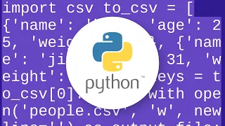 How do I convert this list of dictionaries to a csv file