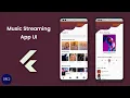 Online Music Streaming App UI in Flutter
