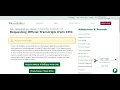 How to Order CHC Transcripts for Transfer