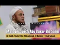 Manaqib Syehk Abu Bakar Bin Salim \
