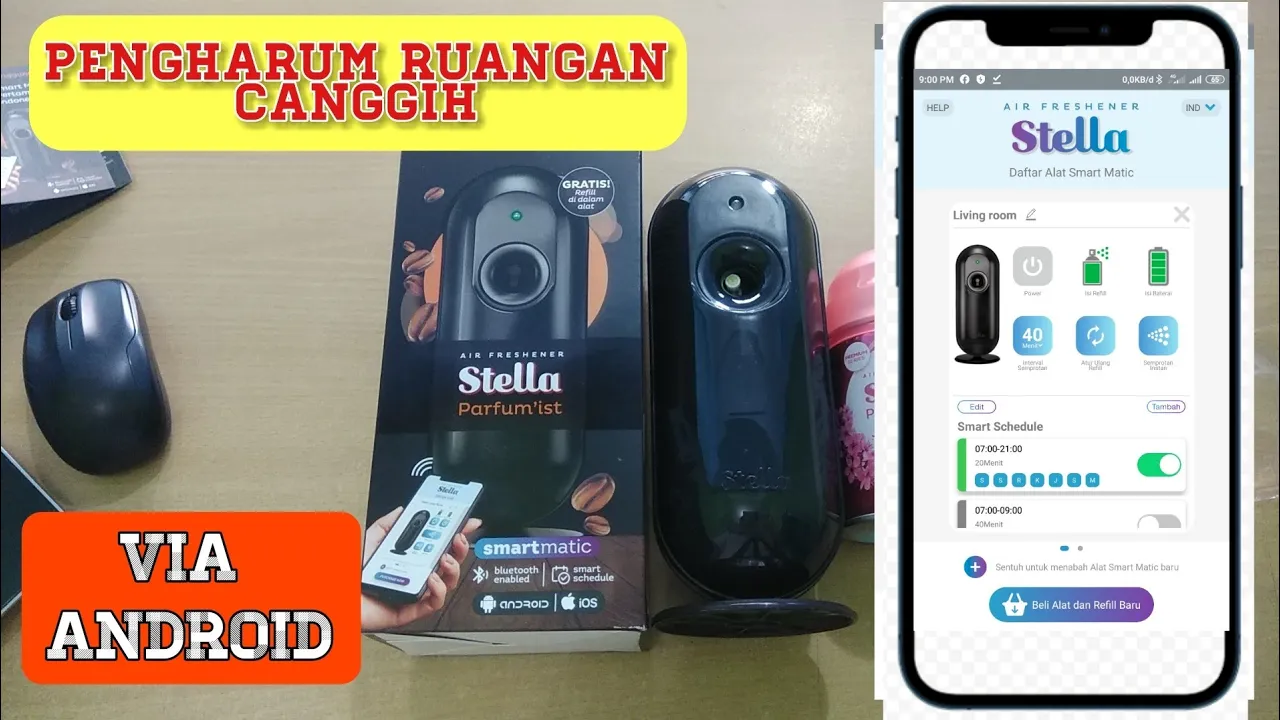 Modifikasi Stella Matic untuk kaleng Glade Besar