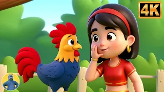 Kukdoo Koo, कुकडू कू, Hindi Rhymes and Animal Songs for Kids