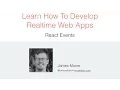 Reactjs Tutorial QuickStart - Learn React Events 4 of 8