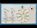 Wire Jig Flower Earrings Pendants Rings DIY Tutorial