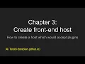 Chapter 3 Create front end host plugin manager