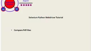Selenium Python Webdriver Tutorial - Compare Pdf Files