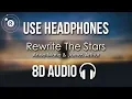 Download Lagu Anne-Marie \u0026 James Arthur - Rewrite The Stars (8D AUDIO)