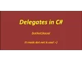 Delegates in C