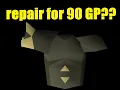 Repair barrows for basically free glitch