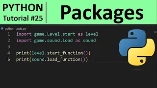 Python Tutorial - Packages in Python Programming