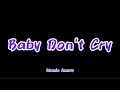 Namie Amuro - Baby Don't Cry (Romaji/English)